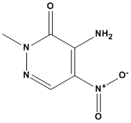 3(2H)-Pyridazinone, 4-amino-2-methyl-5-nitro-